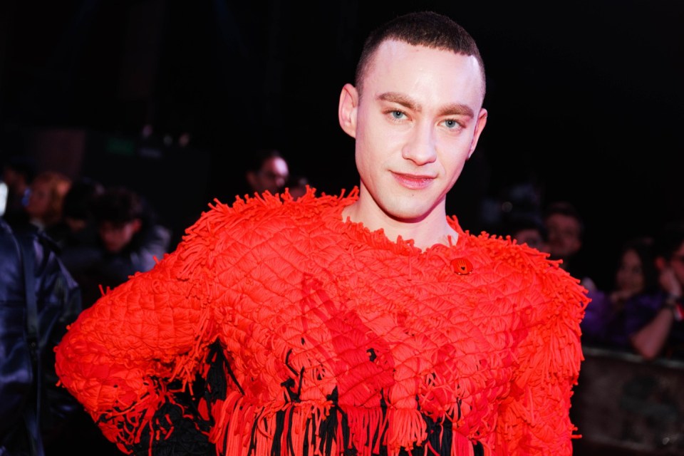 MADRID, SPAIN - MARCH 30: Olly Alexander, United Kingdom's entrant for the Eurovision Song Contest 2024, attends the red carpet at La Riviera during the Eurovision PreParty ES 2024 on March 30, 2024 in Madrid, Spain. (Photo by Patricia J. Garcinuno/Getty Images)