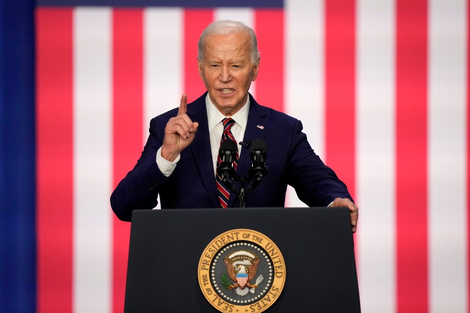 Joe Biden warned that Russia is planning to launch nukes into space that would destroy satellites in a 'grave threat' to the world's security