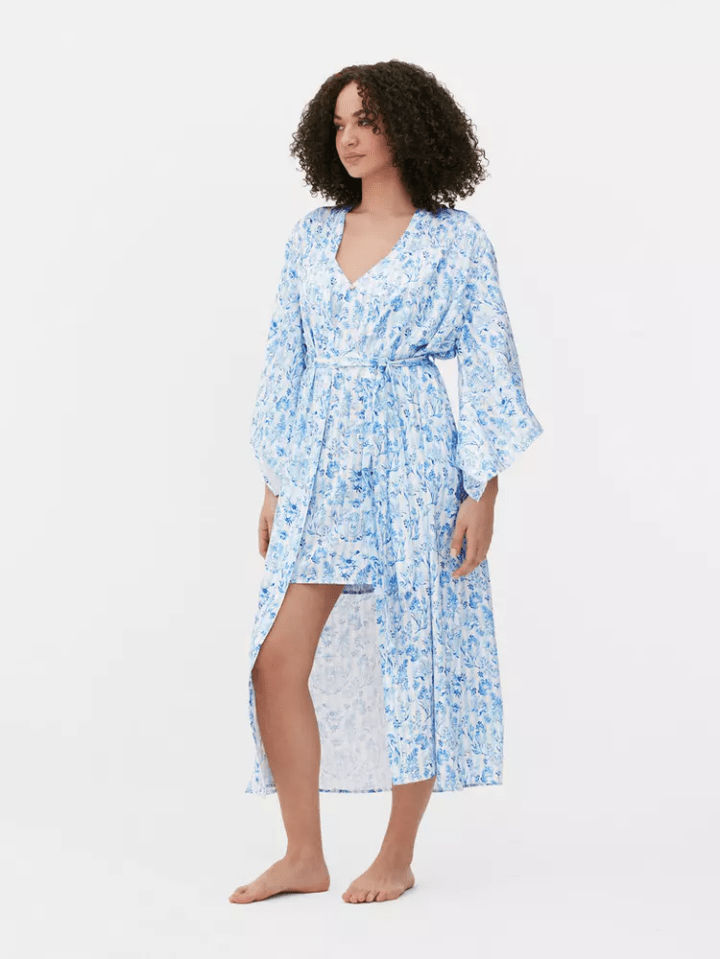 The range includes pyjamas and a robe