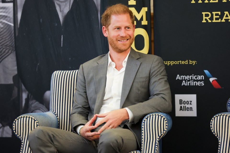 Prince Harry at a conversation titled Realising a Global Community