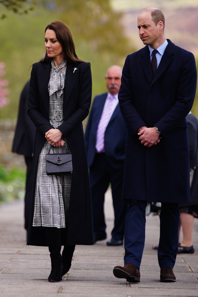 The Prince and Princess of Wales visited the Aberfan memorial garden, to pay their respects to those who lost their lives during the Aberfan disaster in 1966