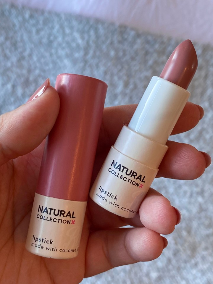 Natural Collection Lipstick is so hydrating it's basically a tinted lip balm