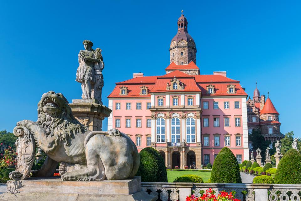 Książ Castle in Poland attracts hundreds of thousands of visitors every year