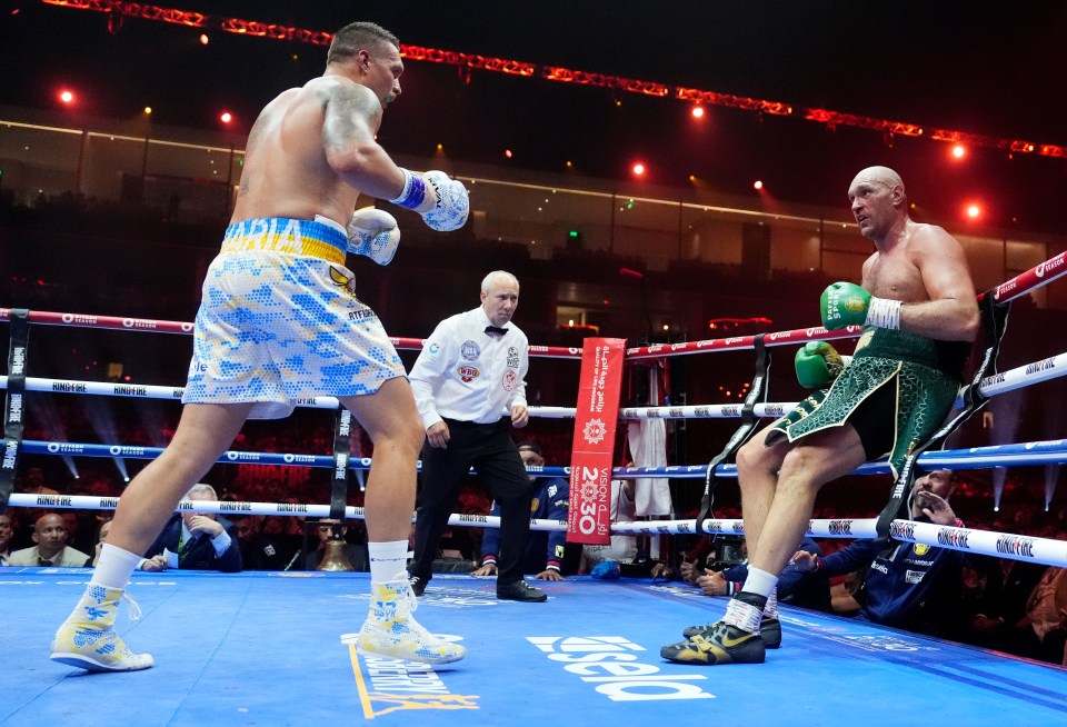 Usyk was on the verge of a stoppage victory