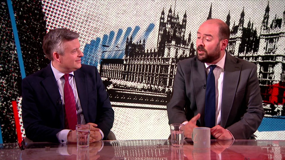 Tory Chairman Richard Holden and Shadow Paymaster General Jonathan Ashworth clashed heads on a special local elections episode of Never Mind The Ballots