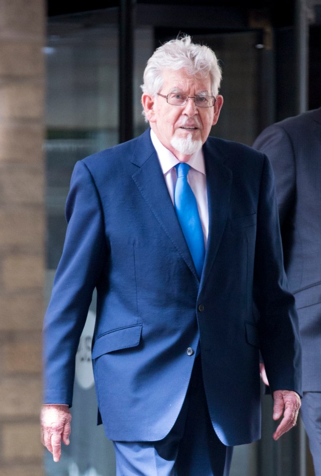 Rolf Harris squeezed and patted Yvette's bottom