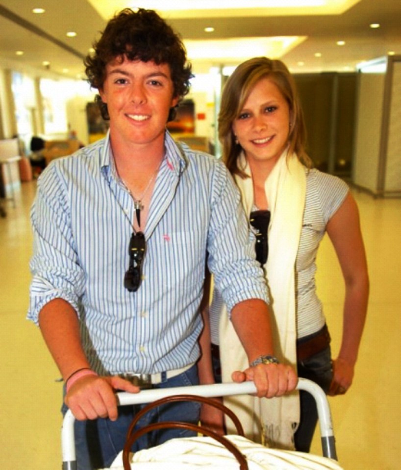 Rory and childhood sweetheart Holly Sweeney, who he dated until 2011