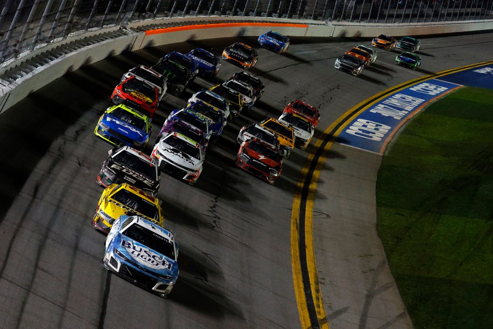 The thrilling Daytona 500 race in February