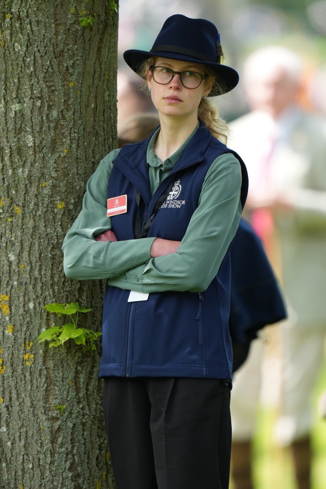 Lady Louise was sporting a Royal Windsor Horse Show gilet