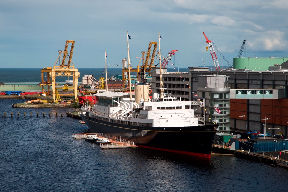 The Royal Yacht Britannia in Edinburgh travelled over one million nautical miles on 968 state visits