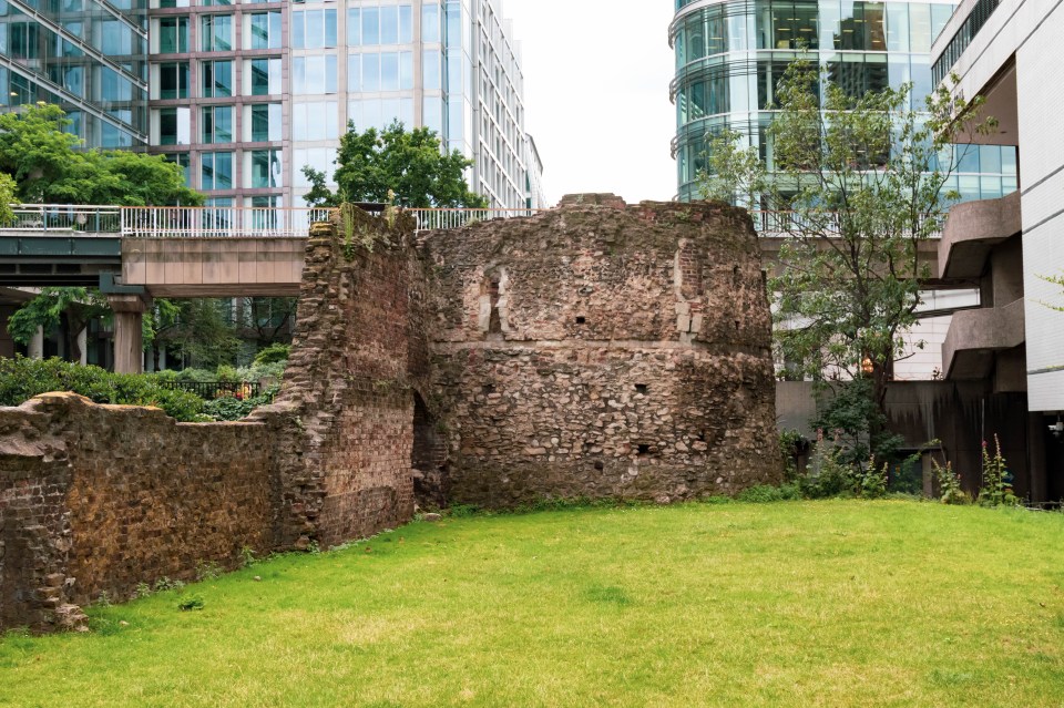 You could easily walk past this crumbling wall without batting an eyelid in London, but it has an incredible story as the remains of an ancient Roman wall, built around AD 200