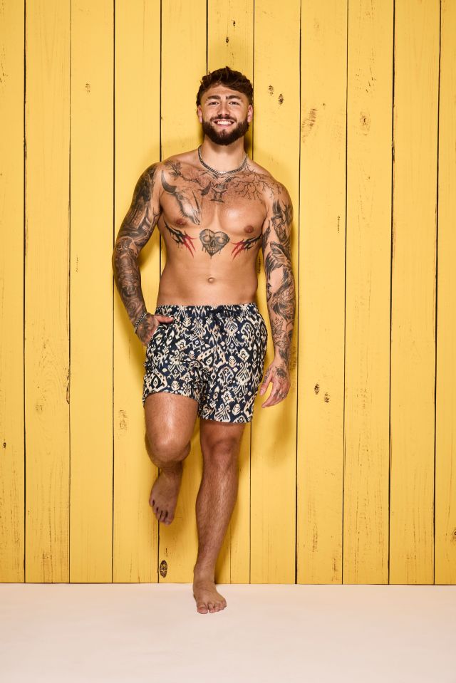 Sam Taylor is just one of the Love Island hunks in trunks