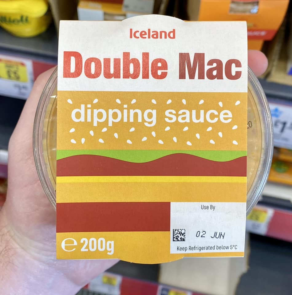 Iceland has launched a Double Mac Dipping Sauce