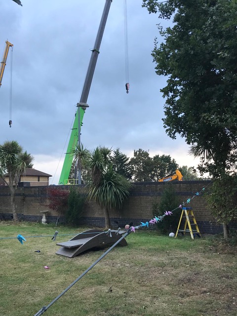 David said he's been forced to shell out thousands on tree screening and trellis to give him privacy from the 'humongous building'