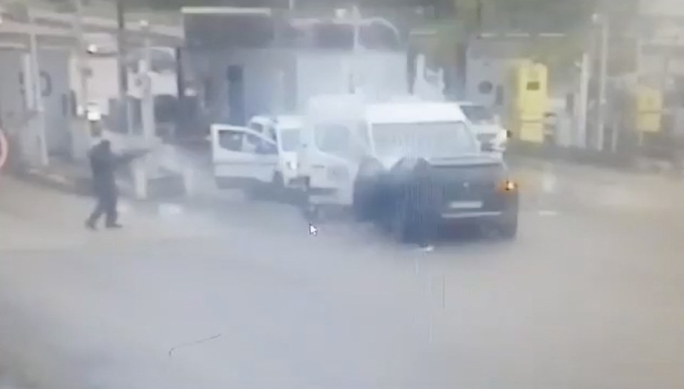 The prison van was attacked in an armed ambush