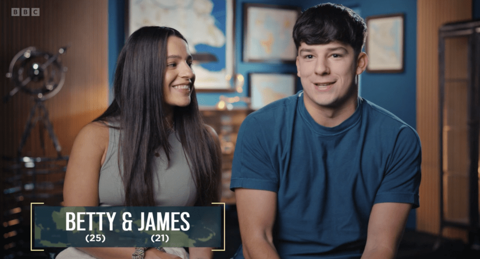 Siblings Betty, 25, and James, 21 are competing for a chance to win £20K