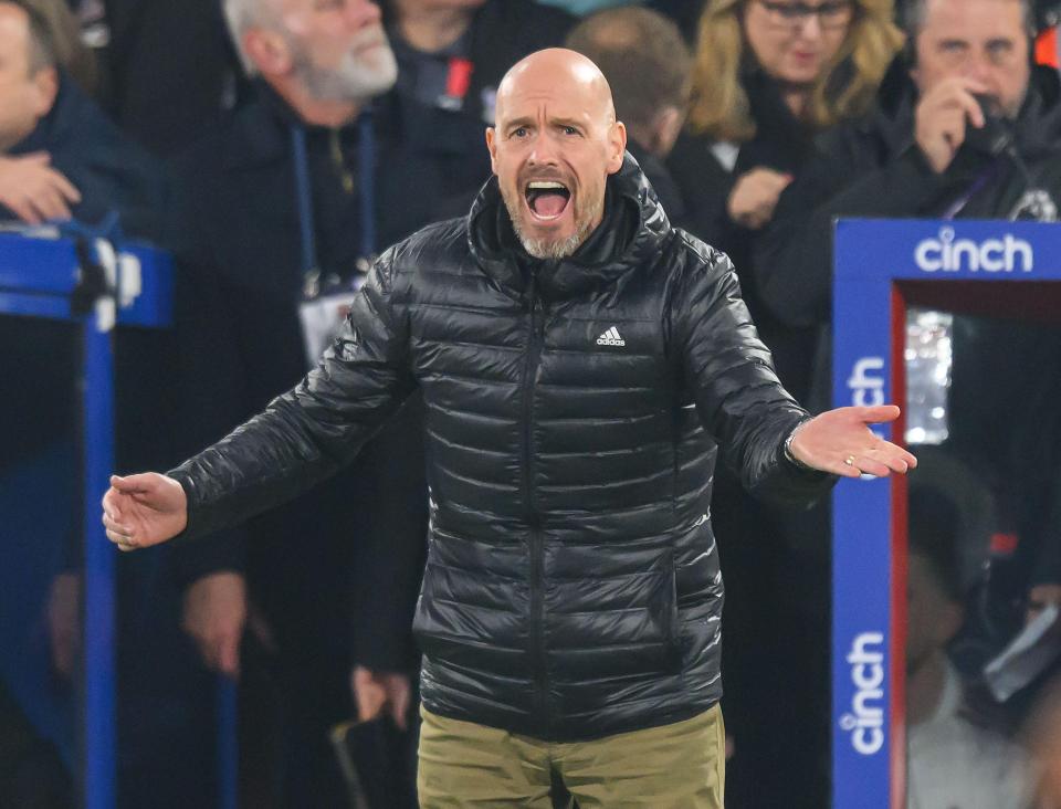 Erik ten Hag is on the brink of losing his job as United boss