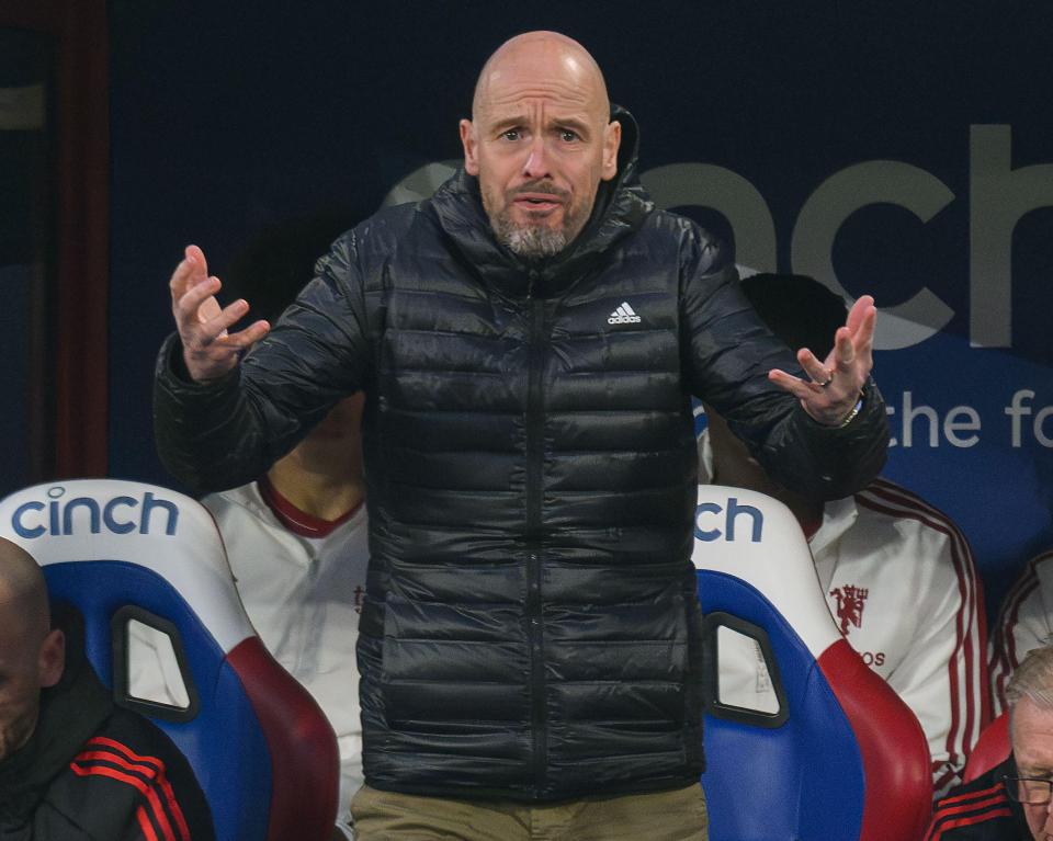 Erik ten Hag's side have lost a club record number of Prem games