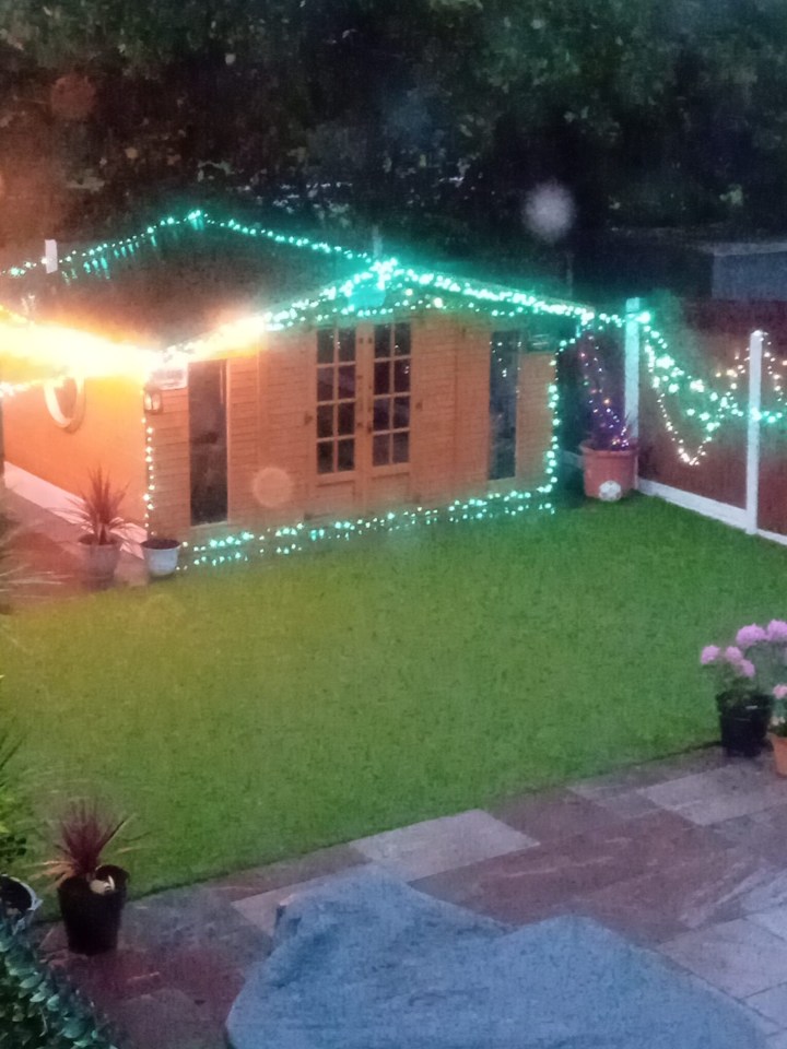 Another neighbour thought looked like the Blackpool illuminations