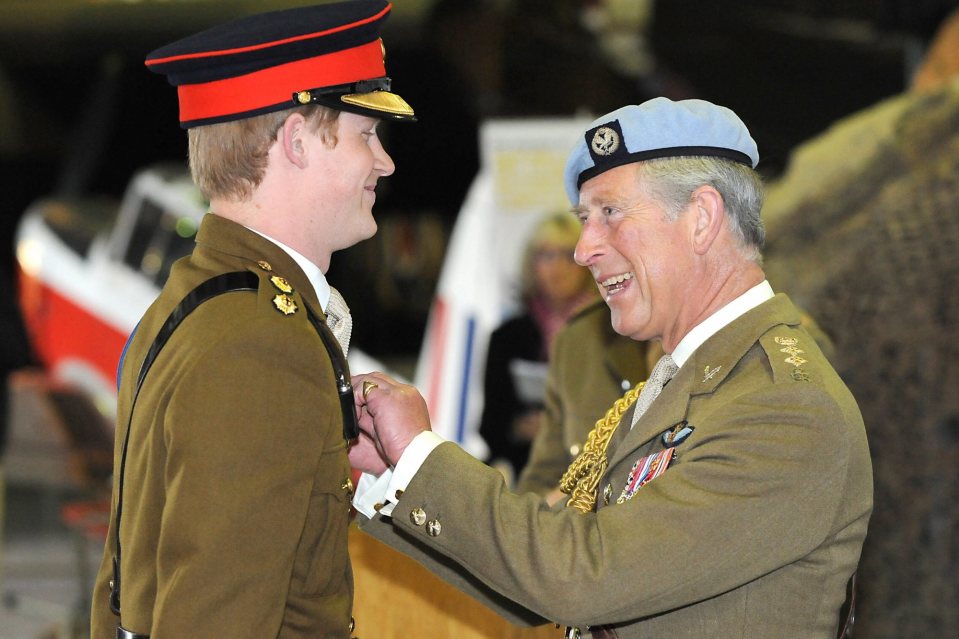 Prince Harry previously received his helicopter pilot’s wings from his father at the same Army Aviation Centre