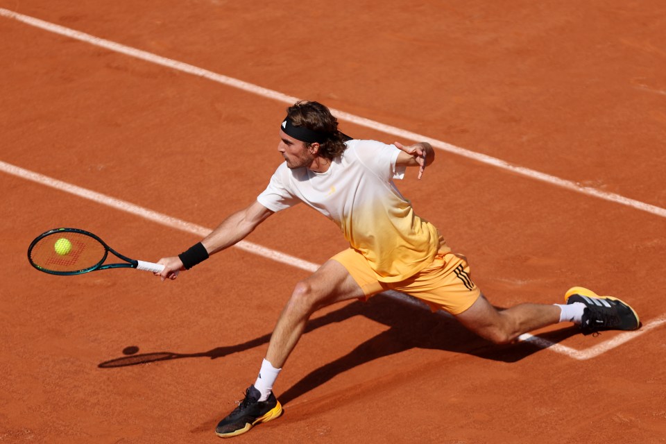 Tsitsipas is taking on Marton Fucsovics