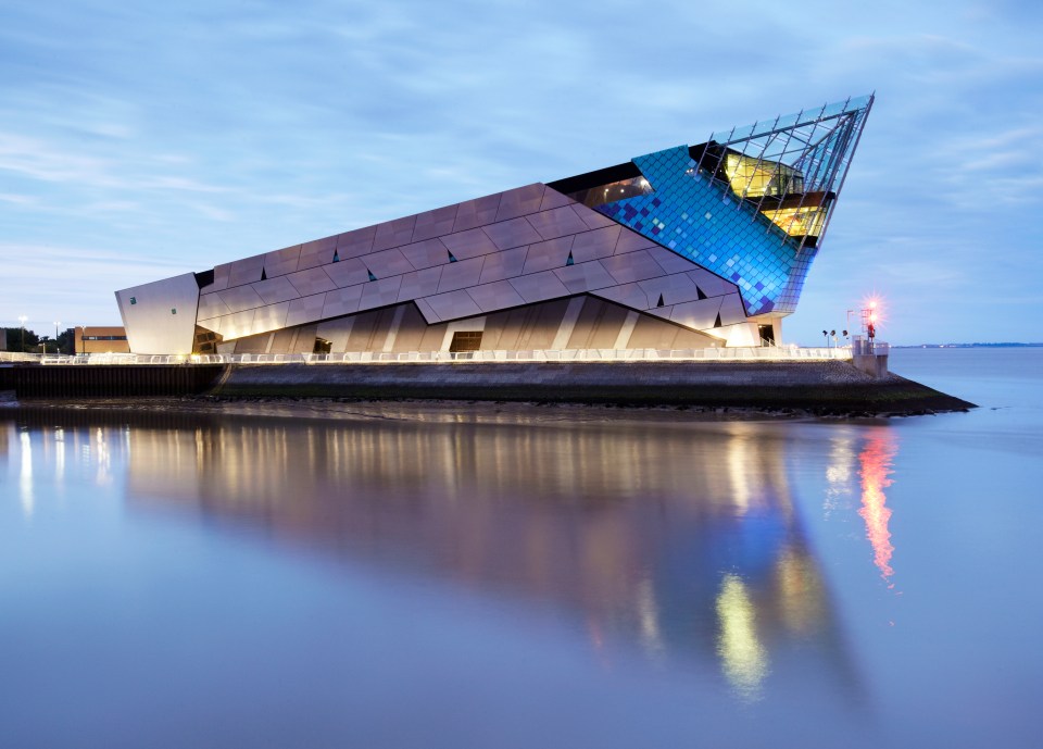 Hull is also home to The Deep, a giant aquarium