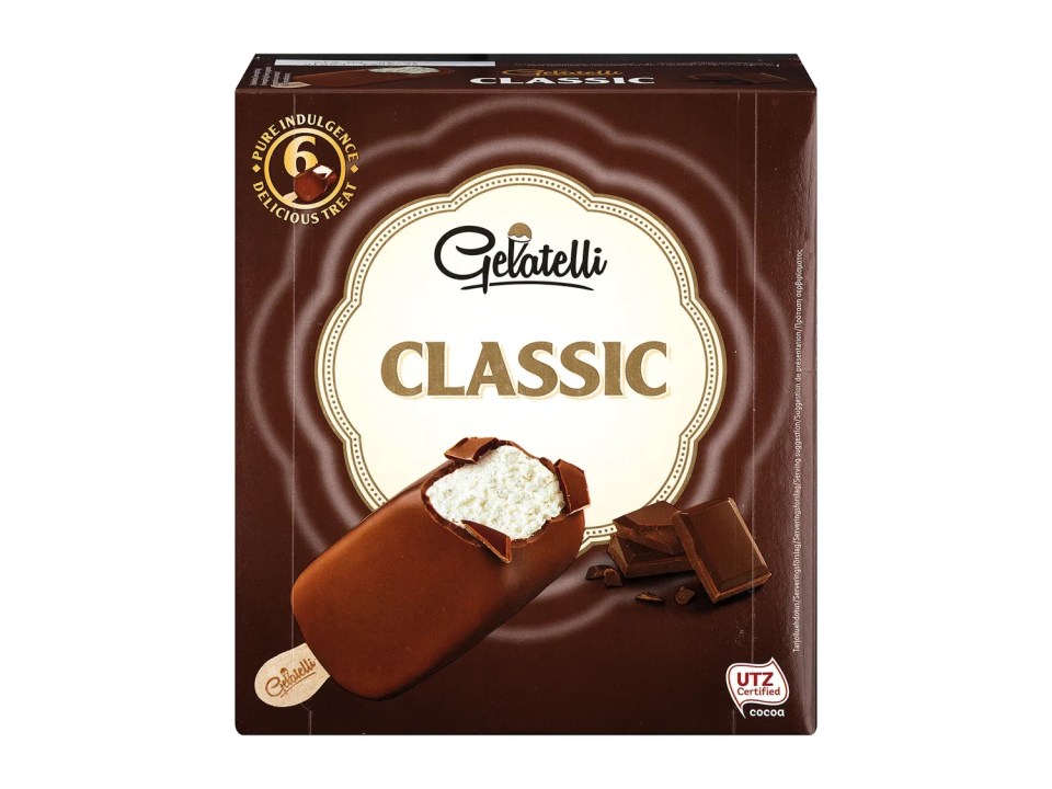 Gelatelli classic ice creams, £2.65 at Lidl