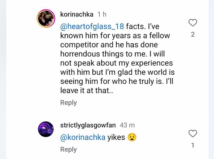 Korina's post about Gio on her Instagram