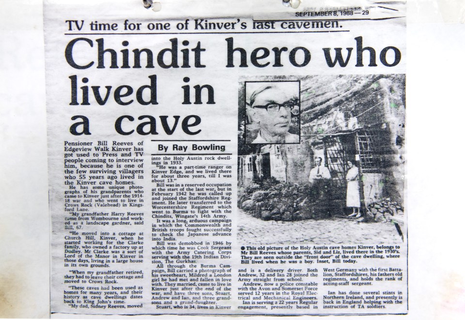 A story about Bill Reeves in the Wolverhampton Express & Star