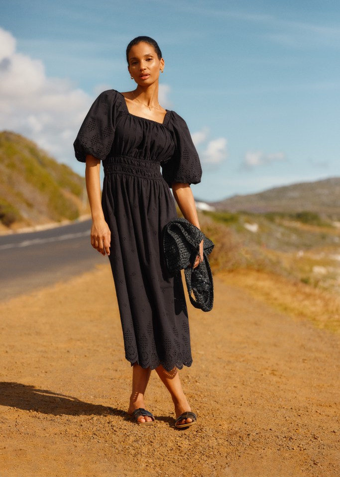 This black midi dress from George will be in your wardrobe for years to come