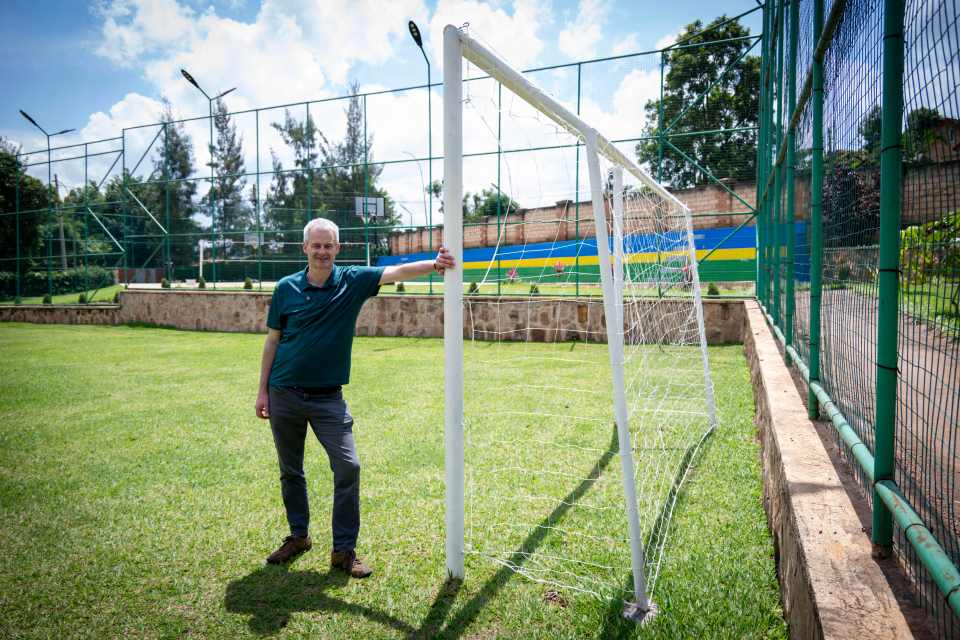 Those staying can also enjoy a quick game of football at the 5-a-side pitch