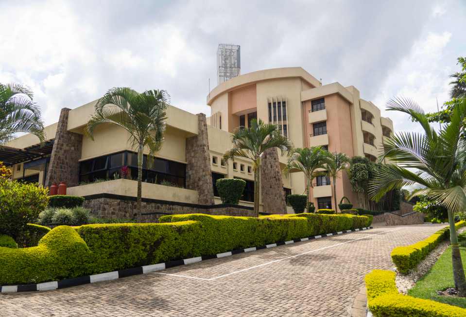 The luxury hotel-style accommodation in Kigali, Rwanda