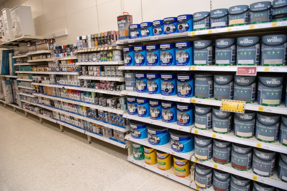 Among the items back on offer are popular favourites like the iconic Wilko paint