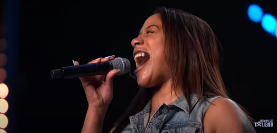 Singer Taryn Charles has returned to BGT for the first semi-final show