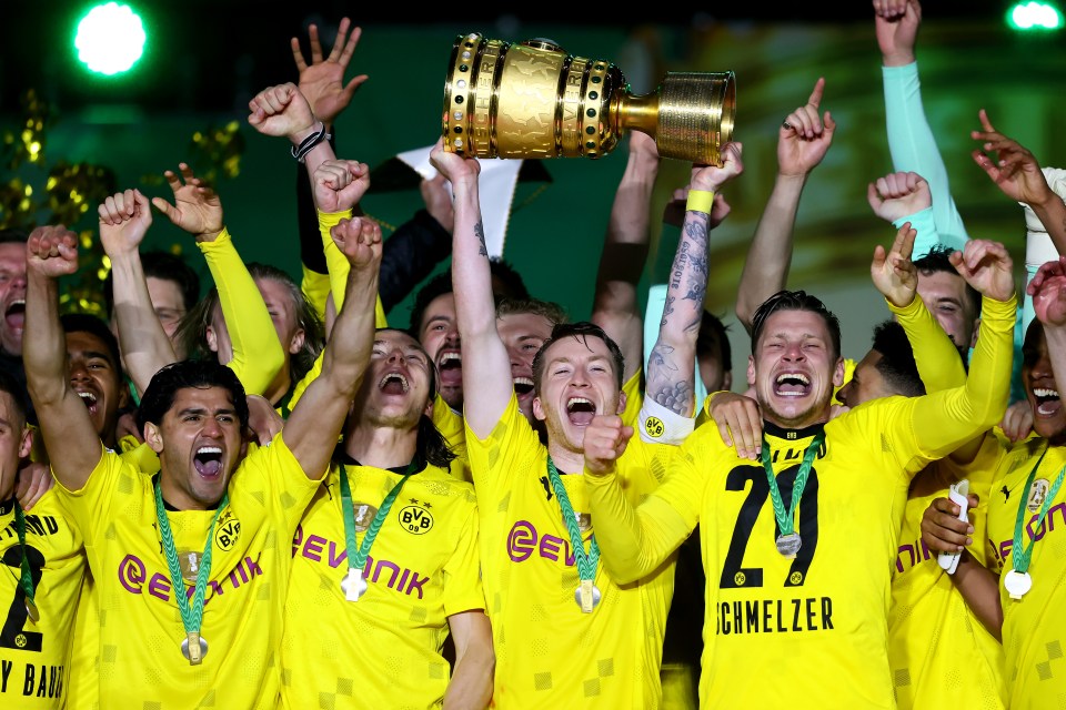 Reus lifted two DFB-Pokals but never the Bundesliga