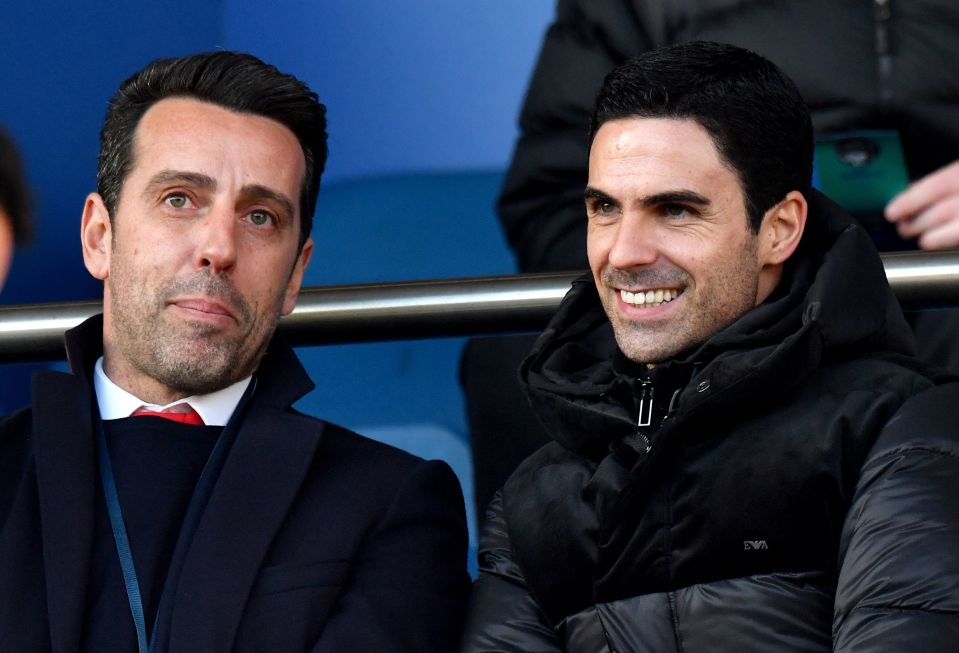 Sporting Director Edu has built a good relationship with Arteta