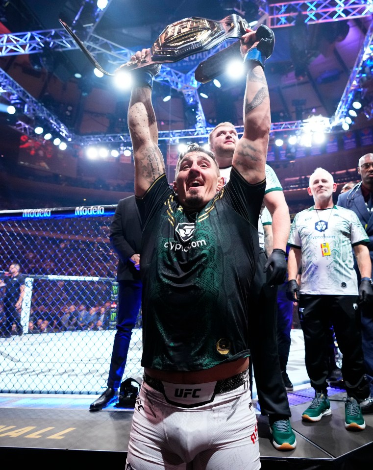 Tom Aspinall became interim UFC heavyweight champion last November