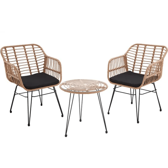 The Tectake Molfetta rattan set is just £123.99 at Robert Dyas