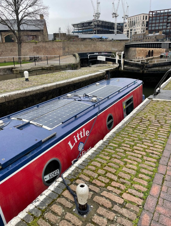 She paid £24,000 for her narrowboat after seeing it for sale in Kings Cross