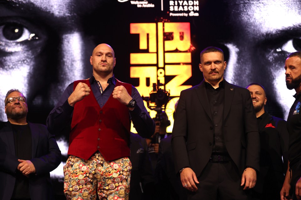 Tyson Fury faces Oleksandr Usyk this weekend in Saudi Arabia