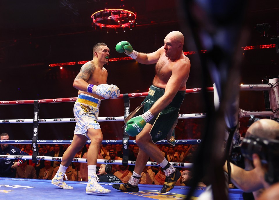 The Gypsy King was close to hitting the deck during the bout