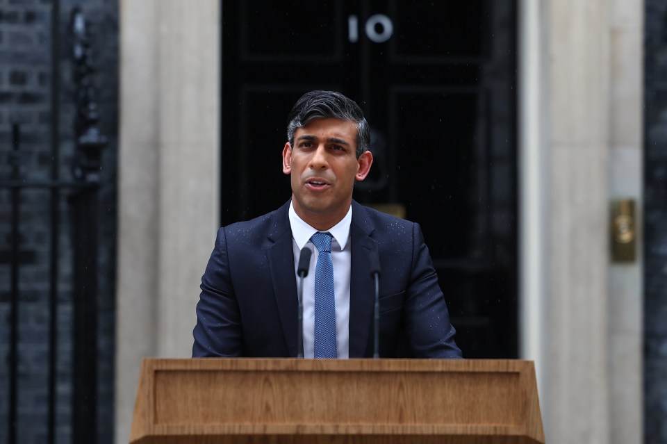 Rishi Sunak announces the date for General Election outside Downing Street