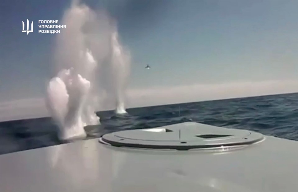 Russia tries to take out the sea drones with warplanes, helicopters and 30mm cannons