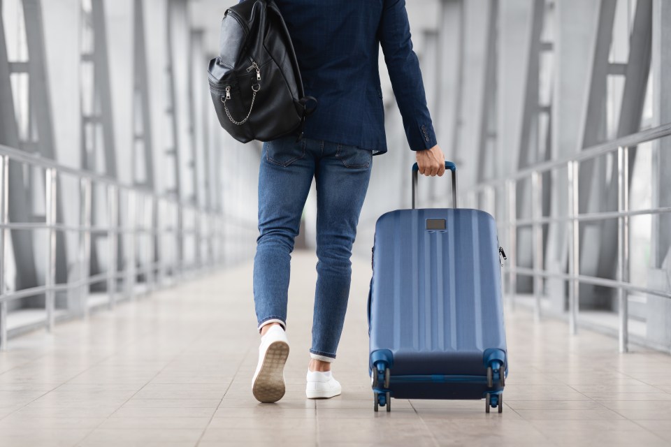 Hardcover suitcases are not as resistant to pressure as fabric cases