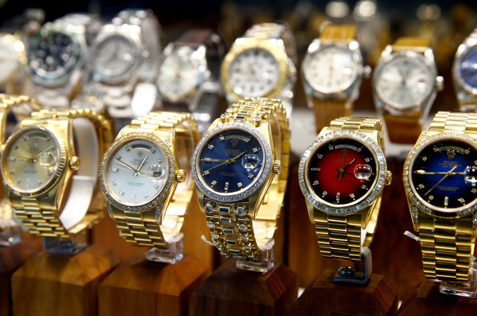 Seven thousand watch thefts off wrists were reported in London alone last year