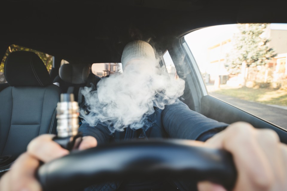 Drivers vaping while driving could now have to fork out £5000