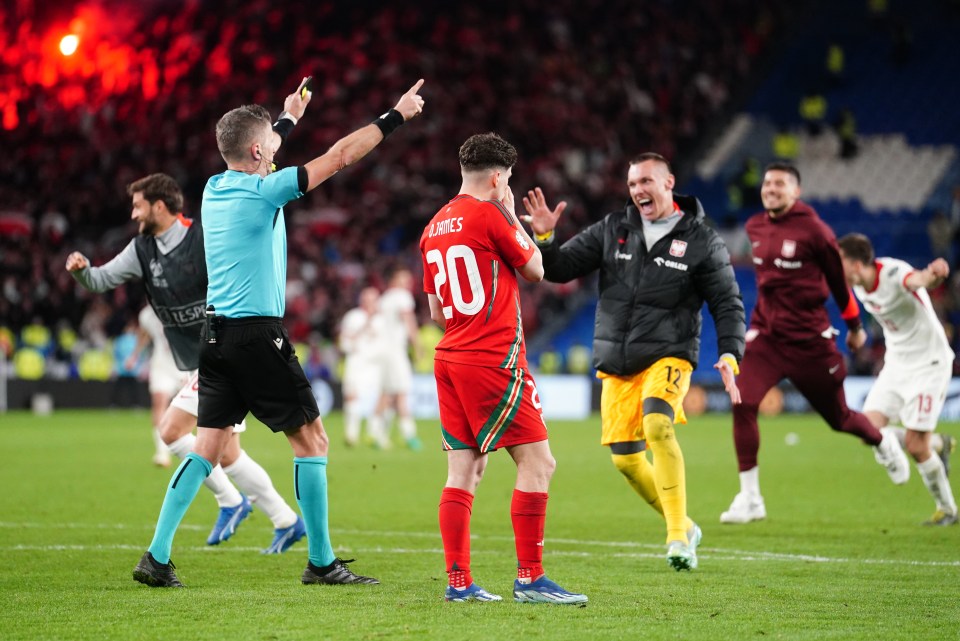 Dan James missed a crucial penalty as Wales missed out on Euro 2024