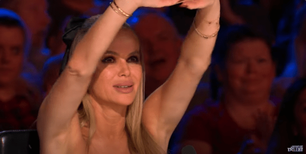 In a preview clip Amanda Holden looked scared to watch the stunt