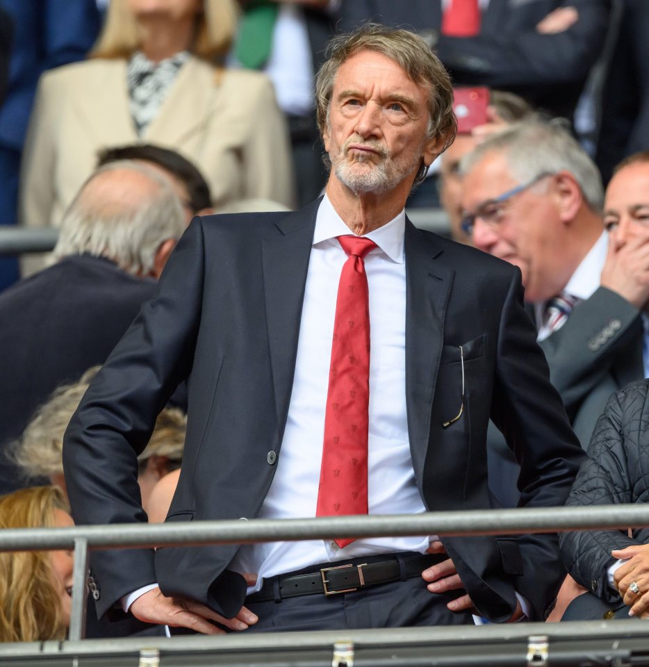 Sir Jim Ratcliffe watched on as Manchester United won the FA Cup