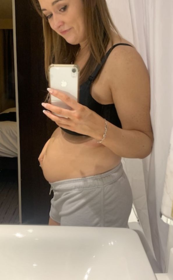 Sarah's bloating would get so bad she looked five months pregnant